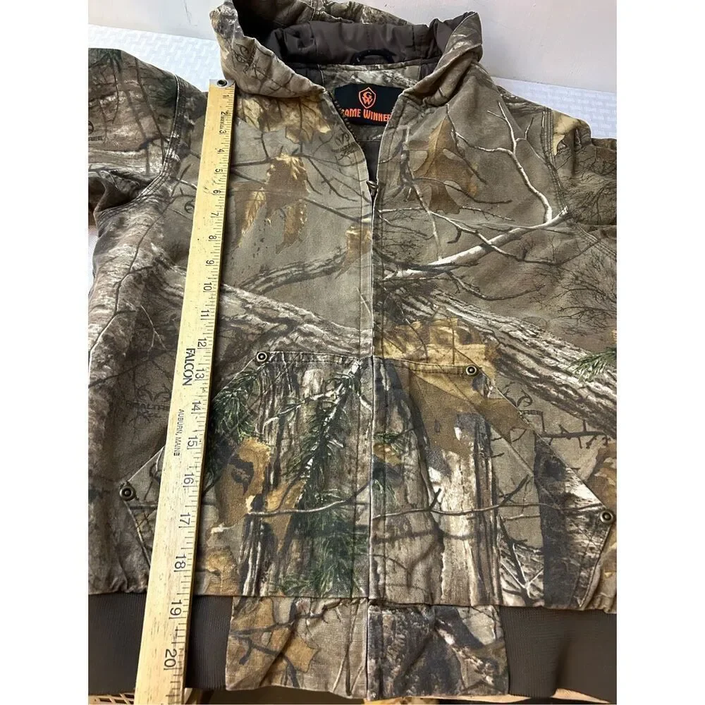 Game winner camouflage camo jacket boys‎ medium